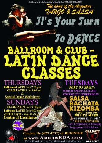 ABDA Ballroom and Latin Dance Classes in Trinidad and Tobago