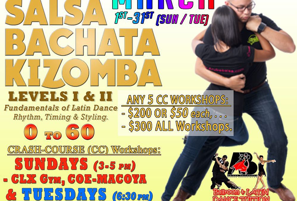 Salsa, Kizomba & Bachata Crash-Course (CC) Dance Workshops - www.AmigosBDA.com